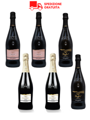 Box 6 bottiglie selezione Tosti1820 Alta Langa DOCG: 2019; Riserva 2012; Rosé 2020