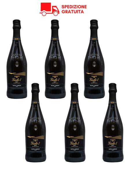 Box 6 bottiglie Tosti1820 Alta Langa DOCG Giulio I 2020