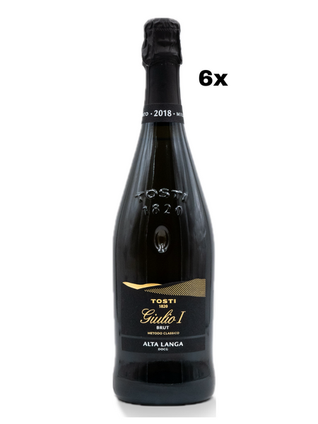 Box 6 bottiglie Tosti1820 Alta Langa DOCG Giulio I 2018