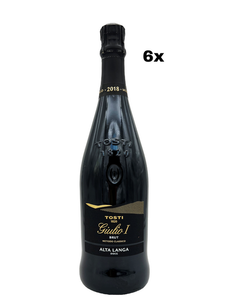 Box 6 bottiglie Tosti1820 Alta Langa DOCG Giulio I 2018